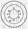 BORG & BECK BBD5125 Brake Disc